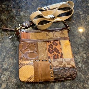 Coach letter carrier purse